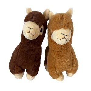 New Llamas Adventure Planet Plush Stuffed Animals Gift Approx 7” Lot Bundle of 2
